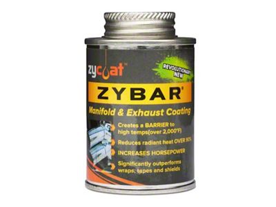 ZYBAR Hi Temperature / Hi Performance Manifold & Exhaust Coating Cast 4oz