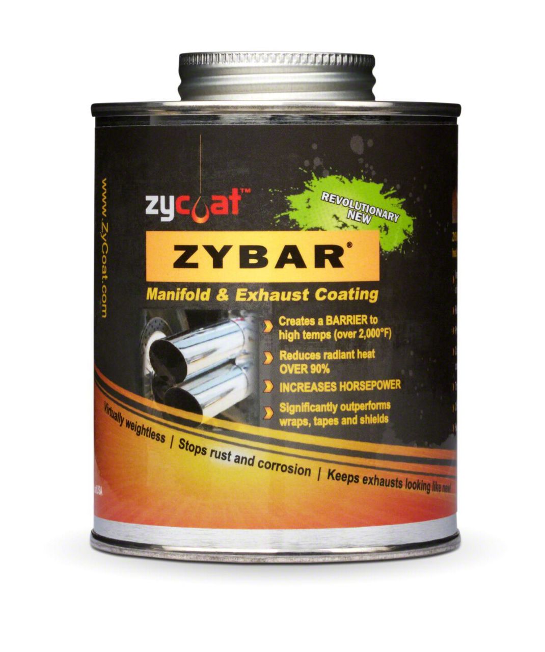 Ecklers ZYBAR Hi Temp Paint 16oz Midnight Black