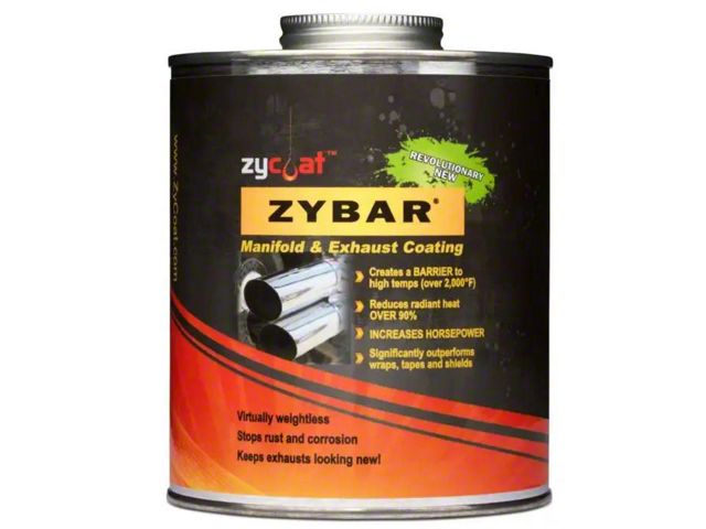 ZYBAR Hi Temperature / Hi Performance Manifold & Exhaust Coating Midnight Black 32oz